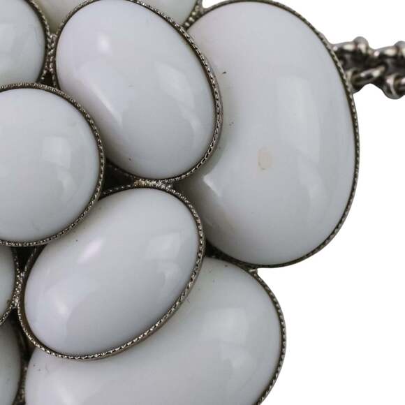 CHANEL White Logo Necklace - Picture 14 of 16